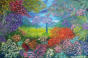 “Paesaggio naive” olio su tavola 100 x 120 cm